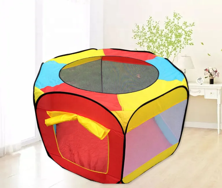 Детская палатка-вигвам с легким выдвижным шариковым бассейном
