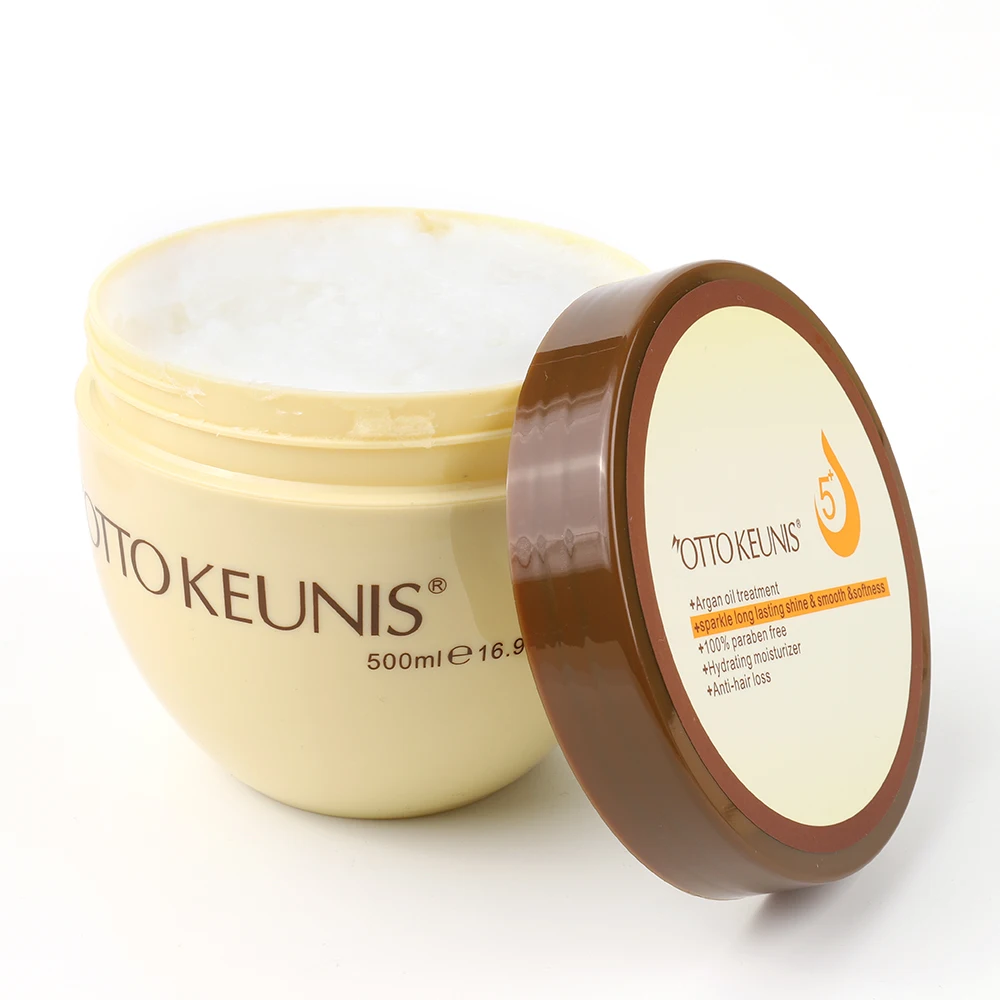 OEM ODM 250ml 500ml Amazon hot selling argan oil coconut oil hydrating mask for wigs hair extension hair
