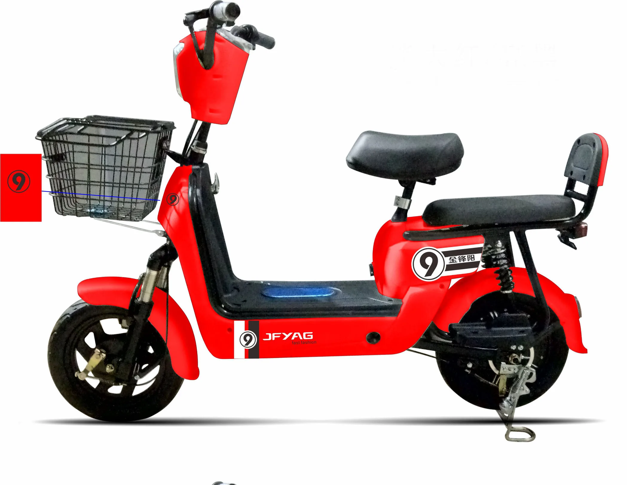 
48V 350w electric bicycle ebike tandem electric bicycle with headlight for woman 