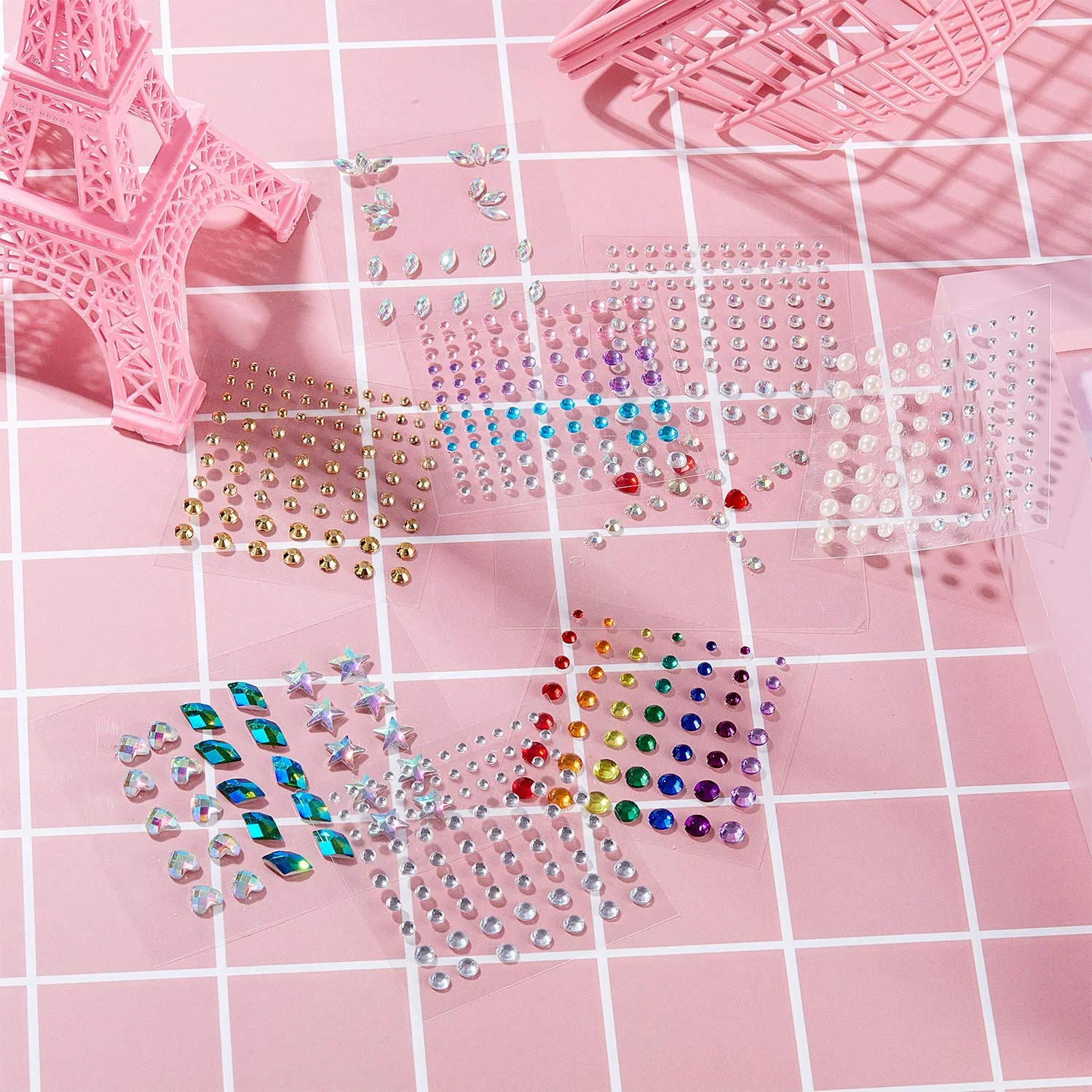Rhinestone Eye Body Face Make Up Festival Party Gems Face Jewel Stickers Acrylic Gem Sticker Custom Gem Stickers
