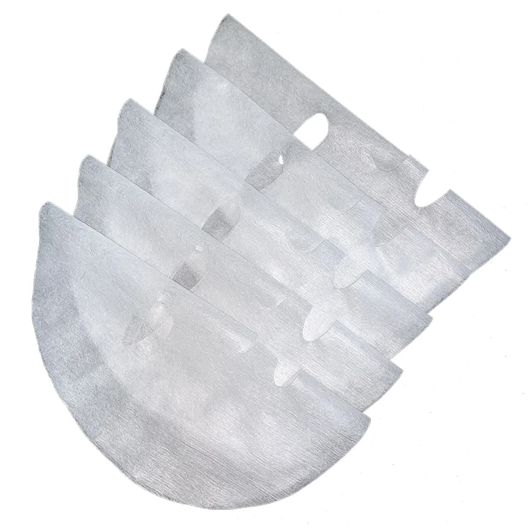 non woven white fiber facial dry lycel sheet exported to Korea OEM