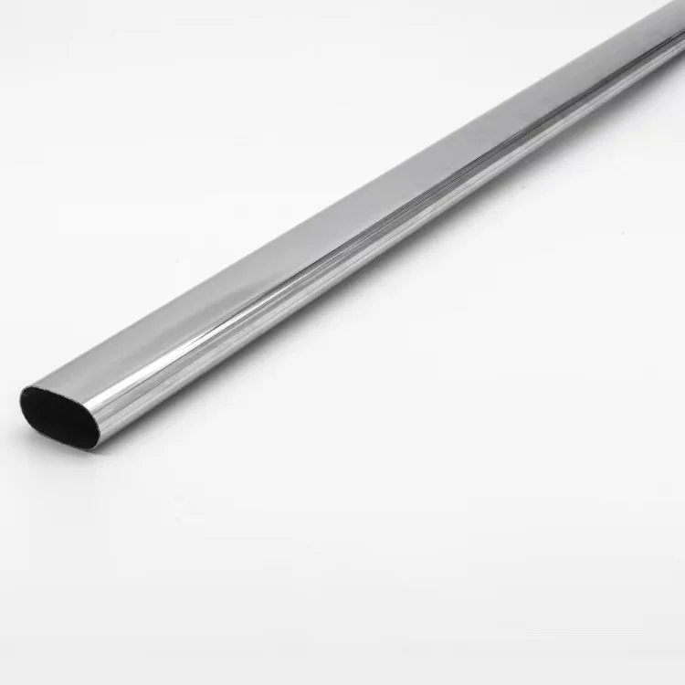 Chrome Steel Wardrobe Tube, Round/Oval Wardrobe Pipe