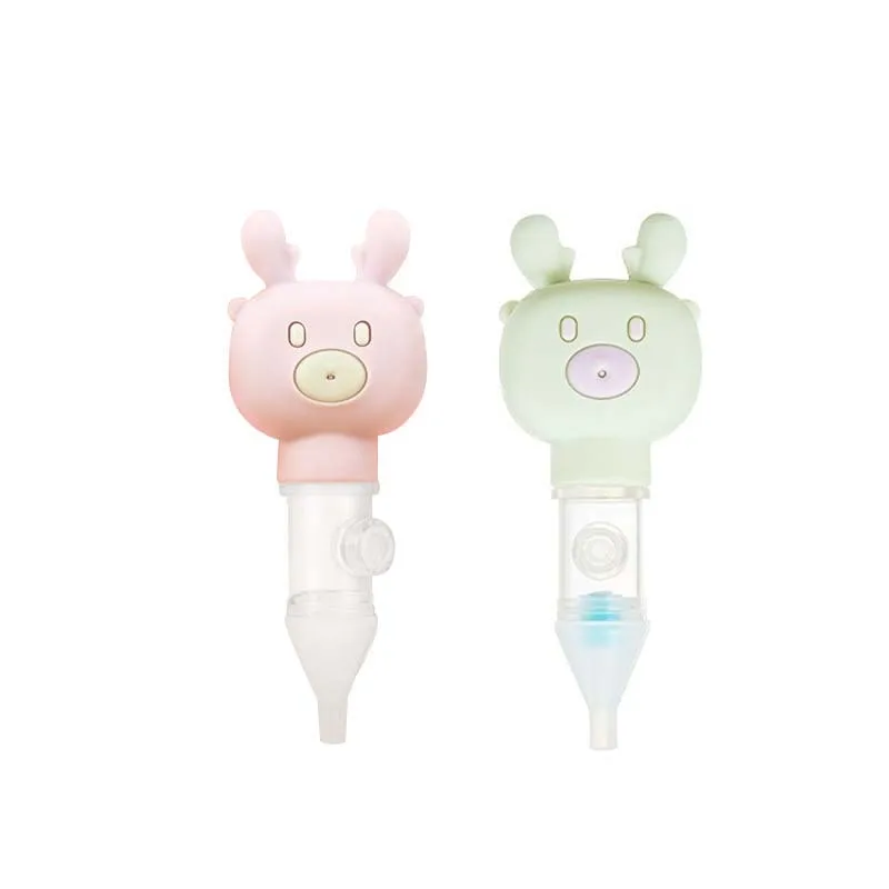 Home Use Anti-Reflux Nasal Aspirator Safe Silicone Baby Nose Cleaner for Infants and Kids Customizable Logo