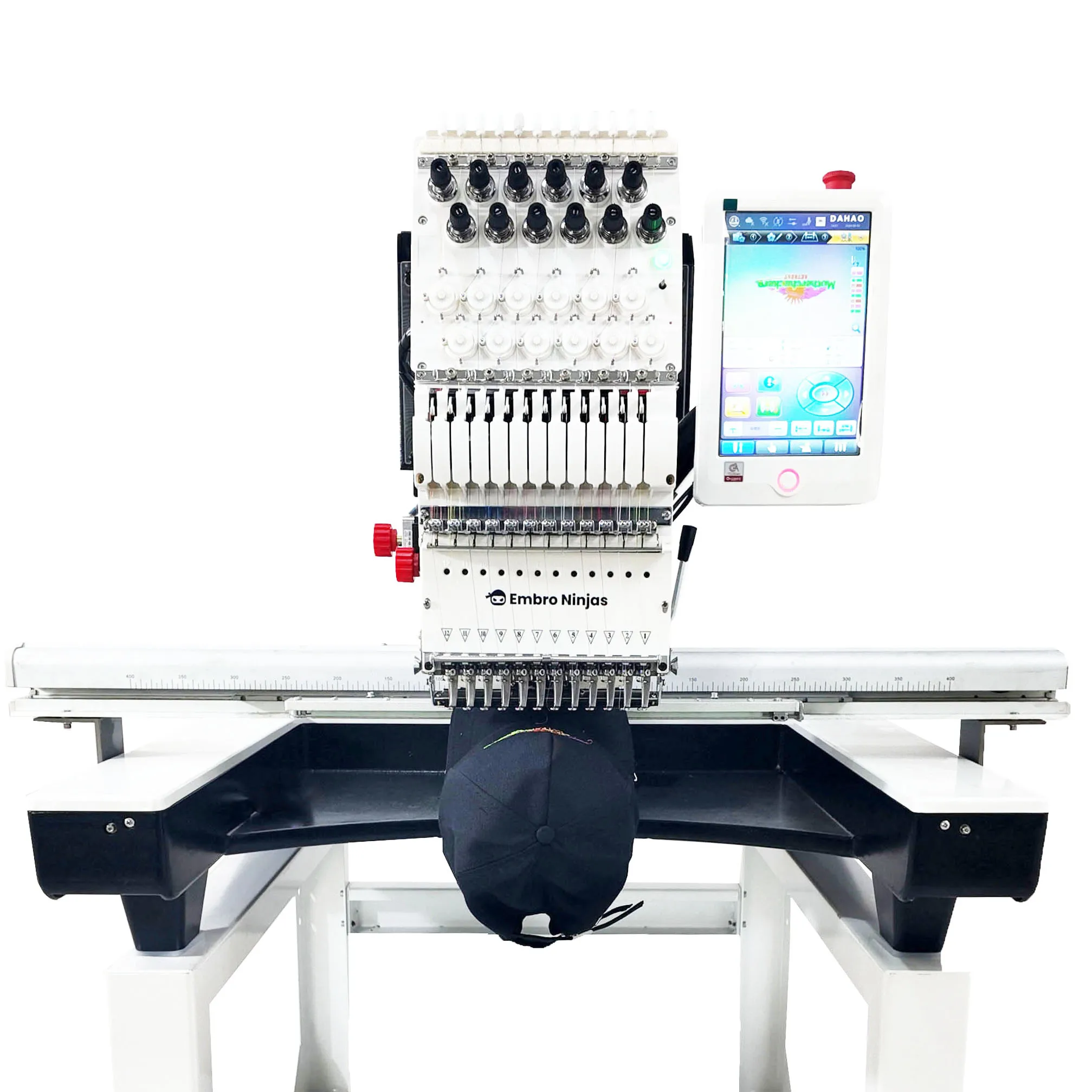 Embro Ninjas одноголовная автоматическая компьютеризированная вышивальная машина радужная цифровая монограмма используется максимальная скорость корпус двигателя