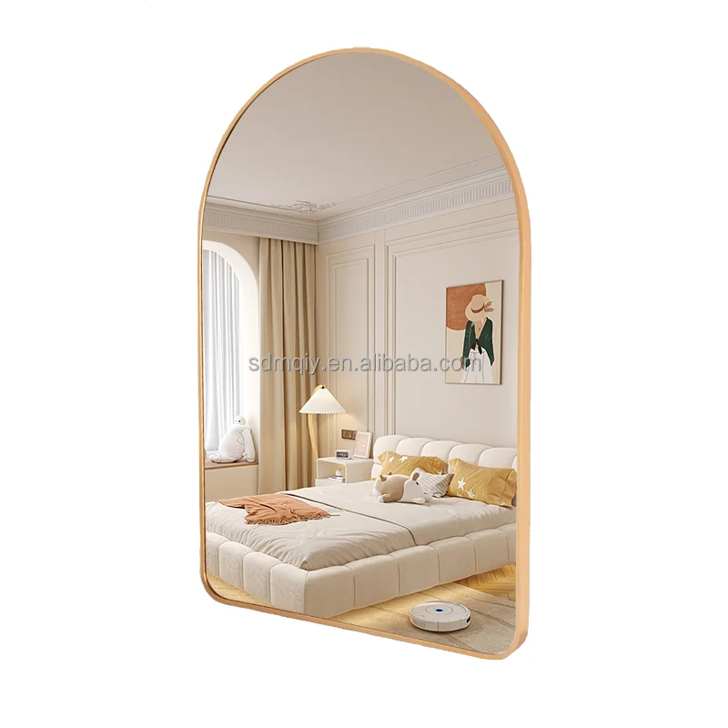 Wedding Dress Shop Dedicated Large Aluminum Frame Full Length Mirror Landing Fitting Mirror