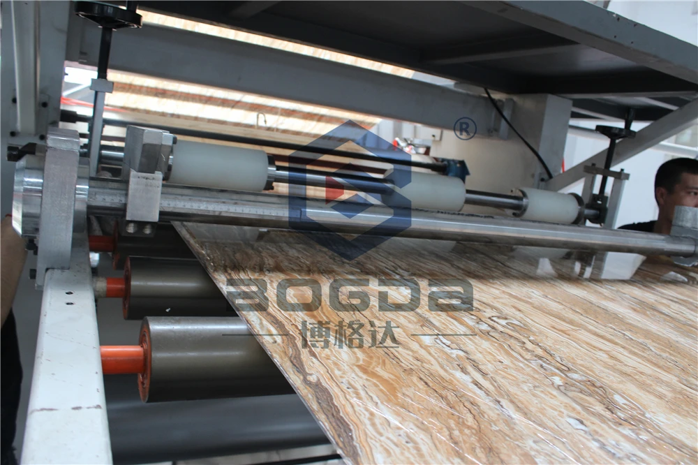 PVC  marble sheet production line  plastic decorative plate wall panel ceiling making machine