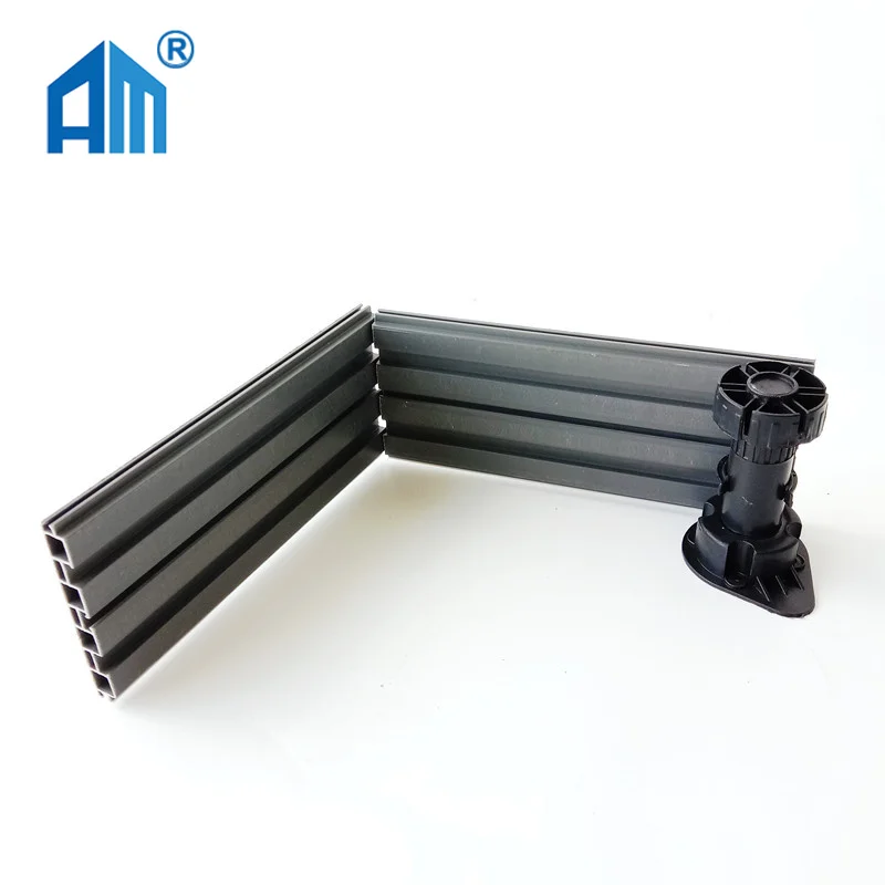 The most popular customized size waterproof pvc aluminum skirting board