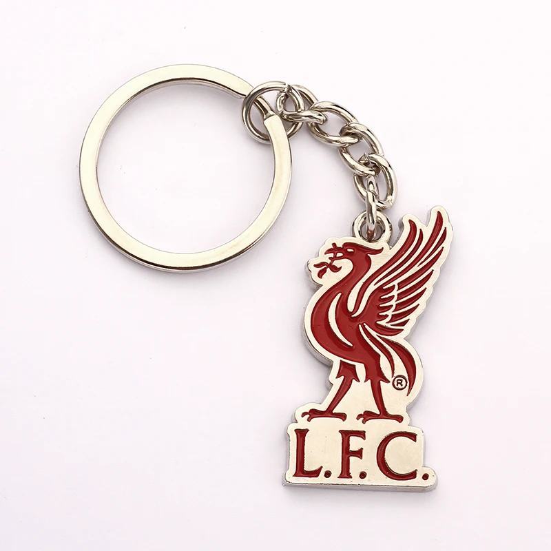 Great quality football club promotional souvenir key chains key rings custom logo