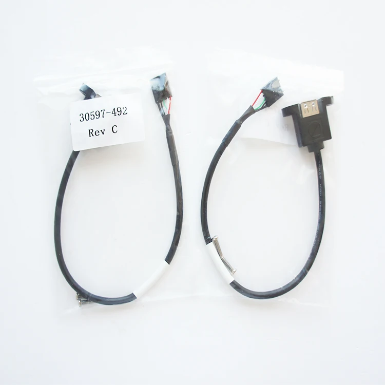 custom USB cable 10 pin IDC to TYCO 5 pin housing wire harness
