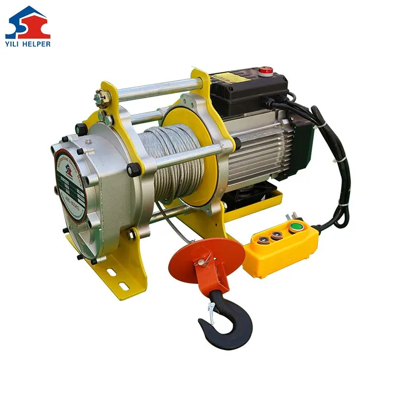 1000 Kg Portable Micro Wire Rope Motor Lift Hoist With Price