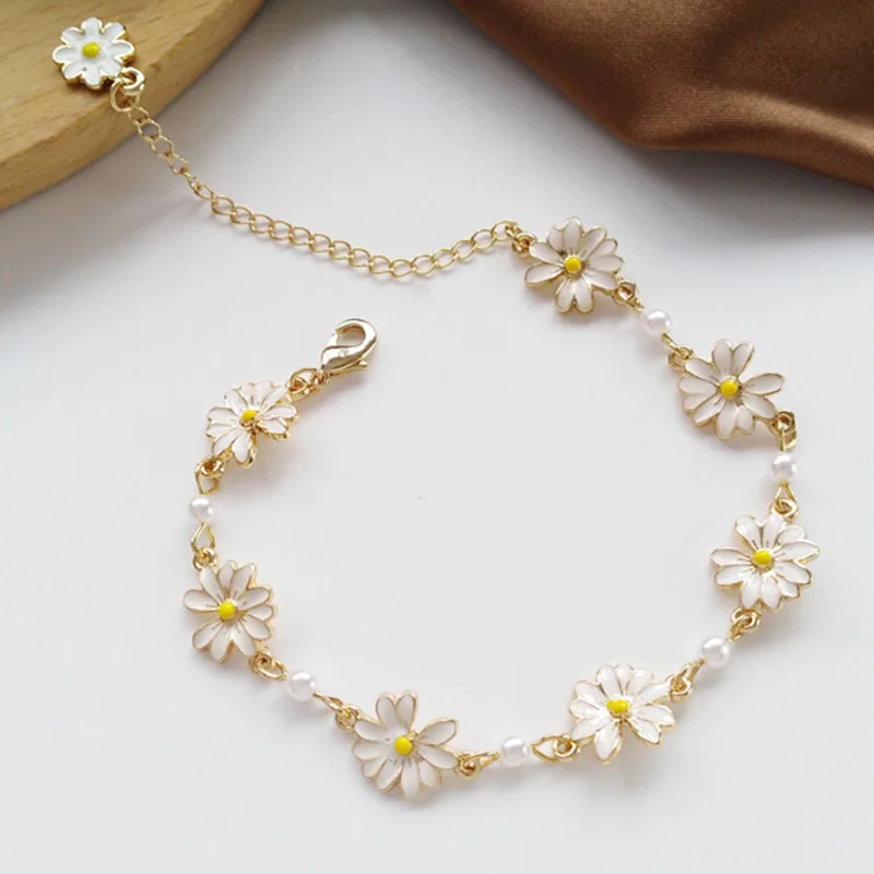 DAIHE Bling Full rhinestone Adjustable Moon Start bracelet fashion Stone Beaded Bracelets Women Jewelry
