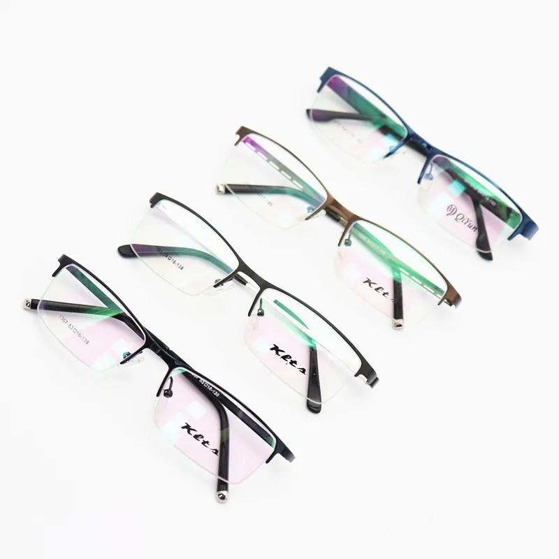 Wholesale Promotional  Metal Optical Frame Assorted Mixed Unisex Stock Eyewear Ready Goods Stainless Steel Eyeglasses Frame