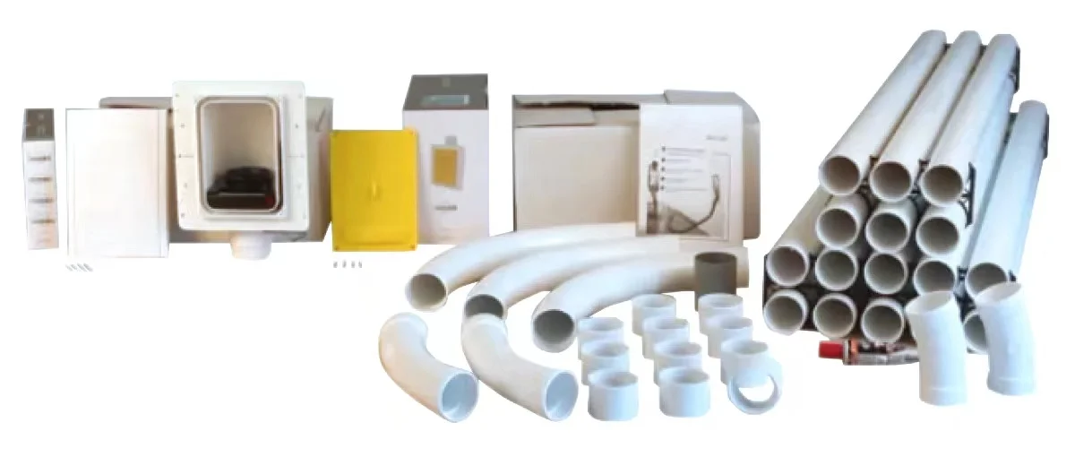 Replacement Part 90 Degree 2 Inch Coupling PVC Elbow For Central Vacuum System