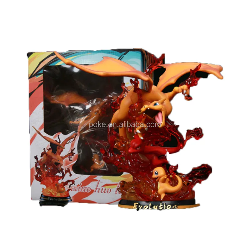 Оптовая продажа фигурки из покемона Gengar Blastoise Charizard бокс упаковка mon 26 см Dracaufeu Glurak