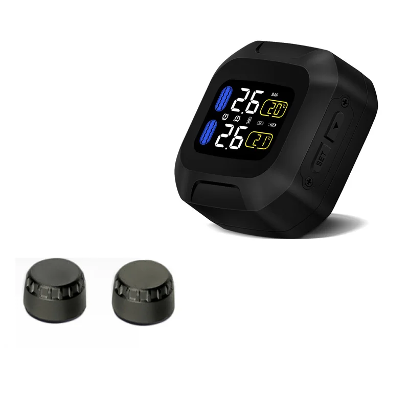 Careud External Sensor Monitor Motorcycle Moto Bicycle Tire Pressure Monitoring System Tyre Wireless Best Tpms