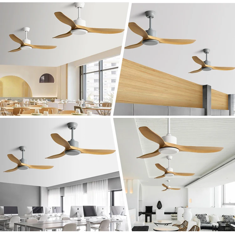 Latest Design Metal Fan Body Collocation 56 Inch ABS Fan Blade Remote Control Indoor Used Modern Ceiling Fans