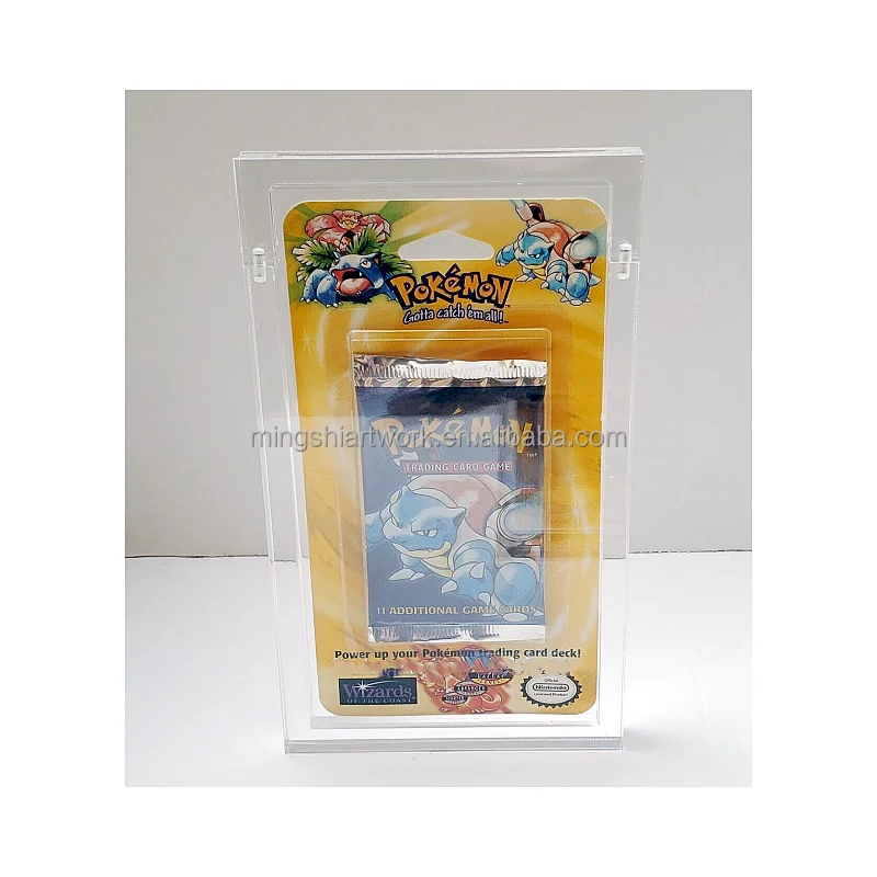 Pokemon BLISTER Booster Pack акриловый чехол с магнитным верхом для MetaZoo коллекционная карточная игра