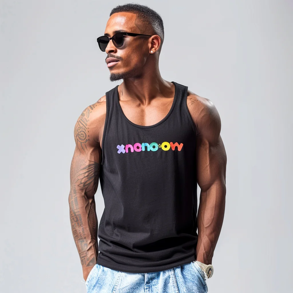 Wholesale Custom Cotton Stringer Gym Vest Fitness Singlet Workout Muscle Bodybuilding Mens Tank Top