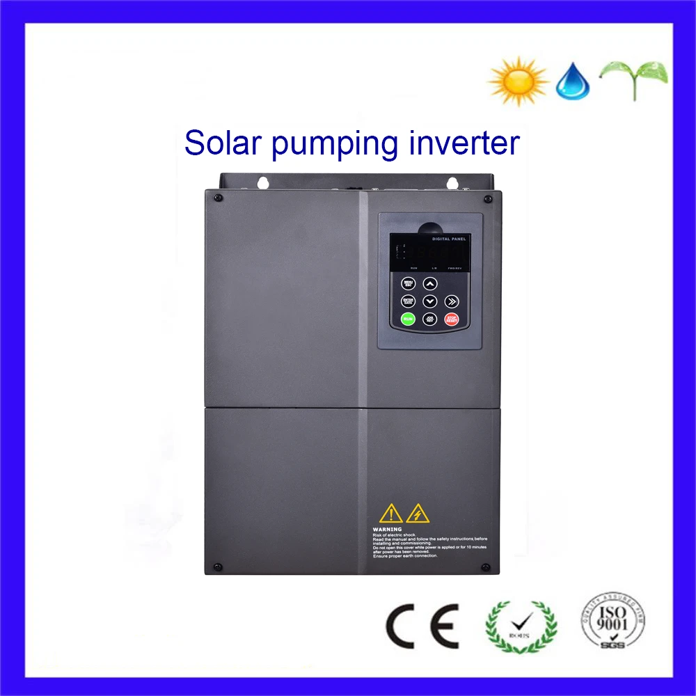 Factory Price Three Phase 220-240V 0.7KW 1.5KW 4KW Hybrid MPPT Solar Pumping Inverter