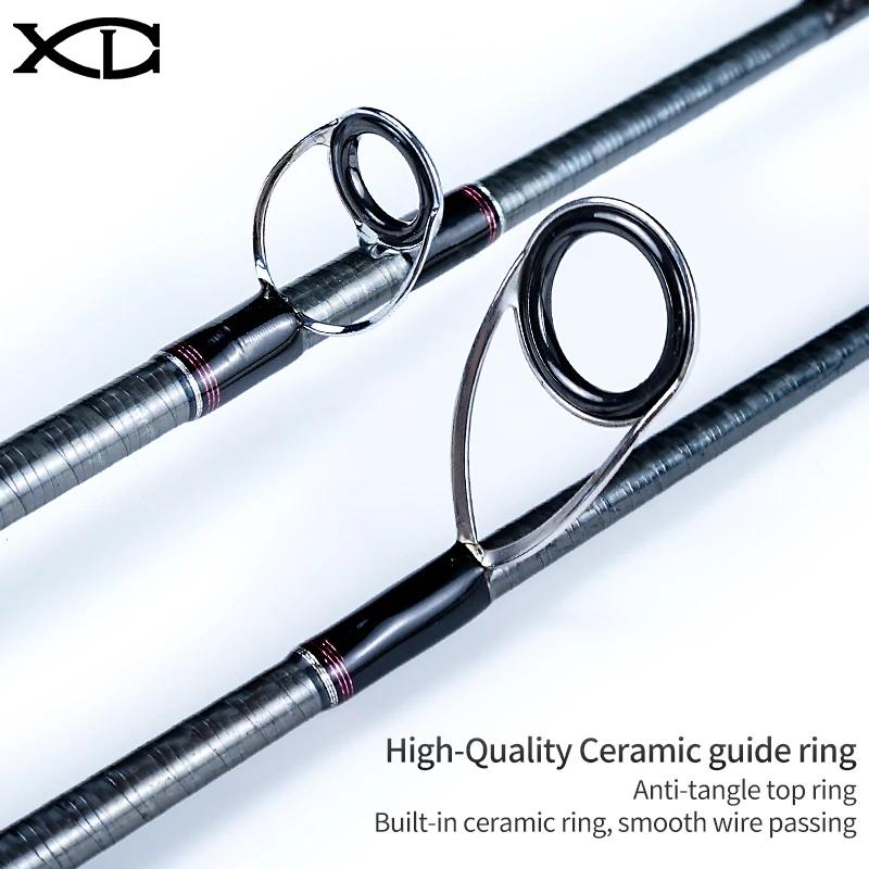 XDL 2.4m Carbon Fiber Spinning Casting Rod Inshore Offshore Fishing Rods Saltwater Slow Pitch Jigging Rod