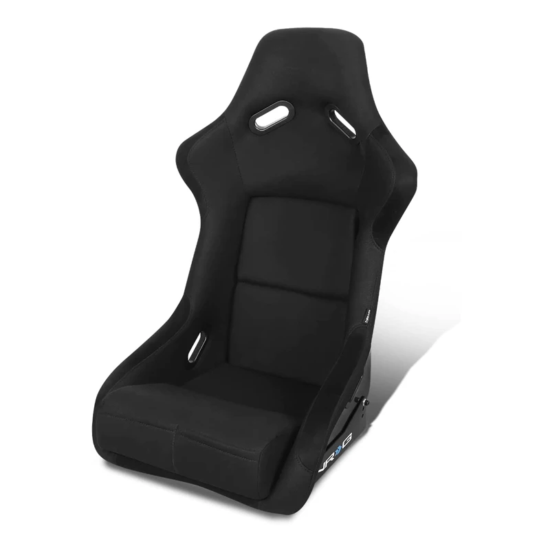 Side Fiber Glass Bucket Style Racing Seat w/Adjustable Mounting Bracket Made of High Quality Fiber Glass Reinforced Material