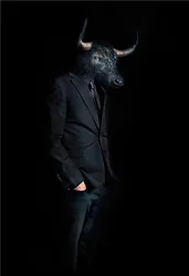 Matador Bull Abstract Man Canvas Painting on The Wall Posters Prints Cuadros Wall Art Pictures Bedroom Living Room Decoration