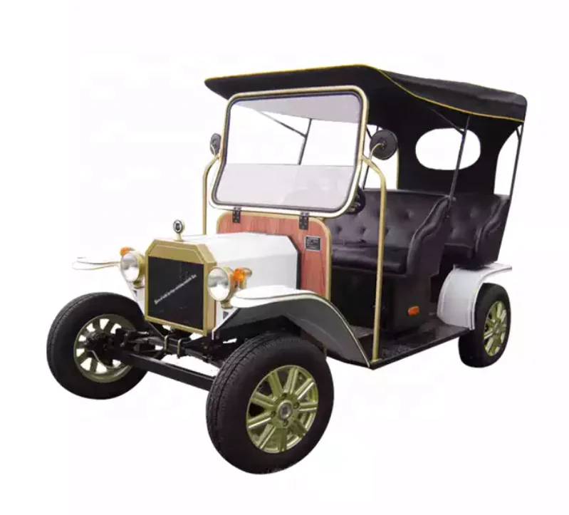 Qingdao Hot sales Electric classic car Battery operated classic car with PVC Curtains