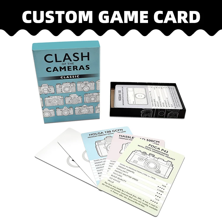 Custom design paper playing Card Game for party