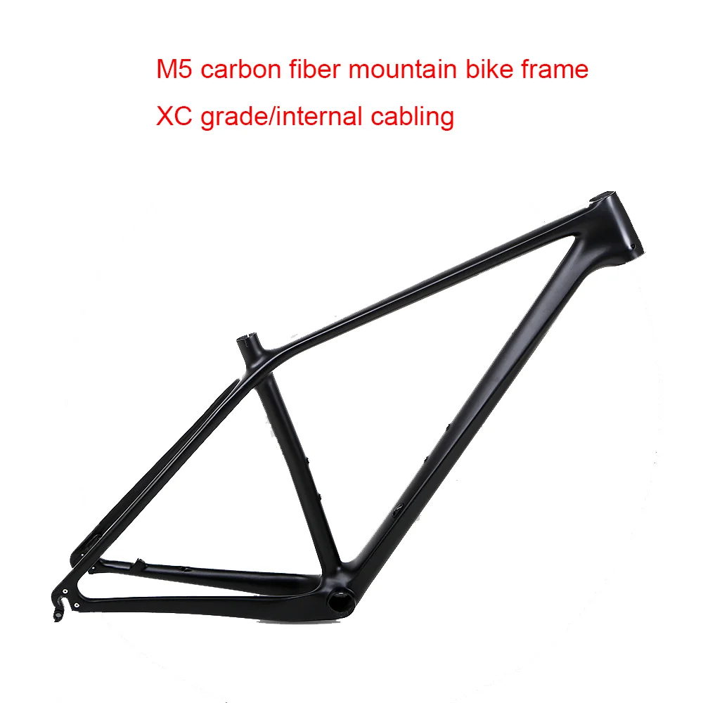 Carbon fiber mountain bike frame 27.5 /29-inch internal cable routing XC off-road mountain bike frame