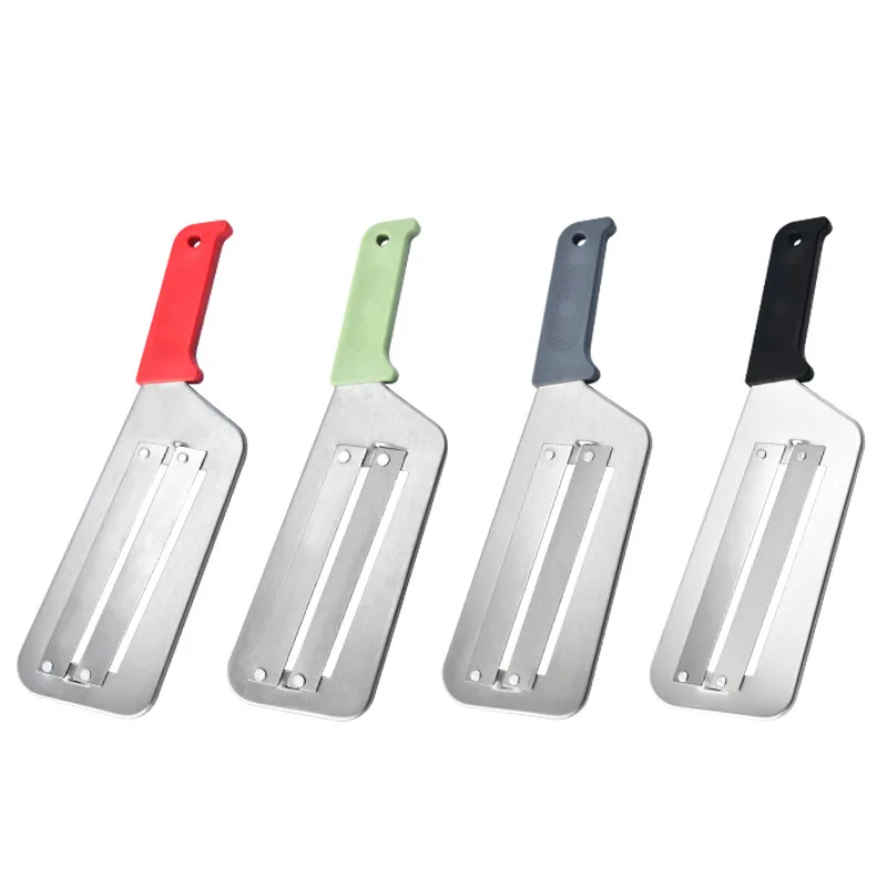 Kitchen Gadgets Multifunctional Fruit Vegetable Peeler Carrot Potato Peeler Stainless Steel Cutter and Plastic Handle