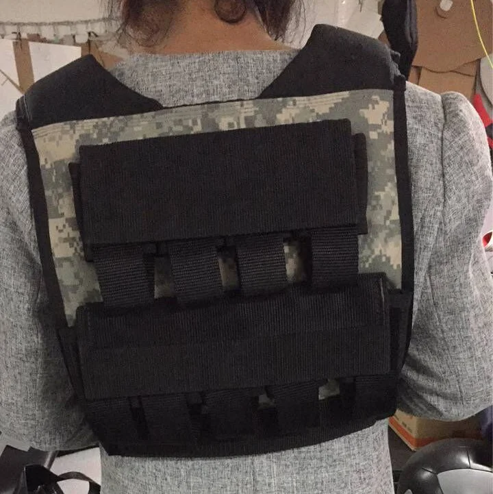 fitness training adjustable 10kg 20kg 30kg weighted plate weight vests for men