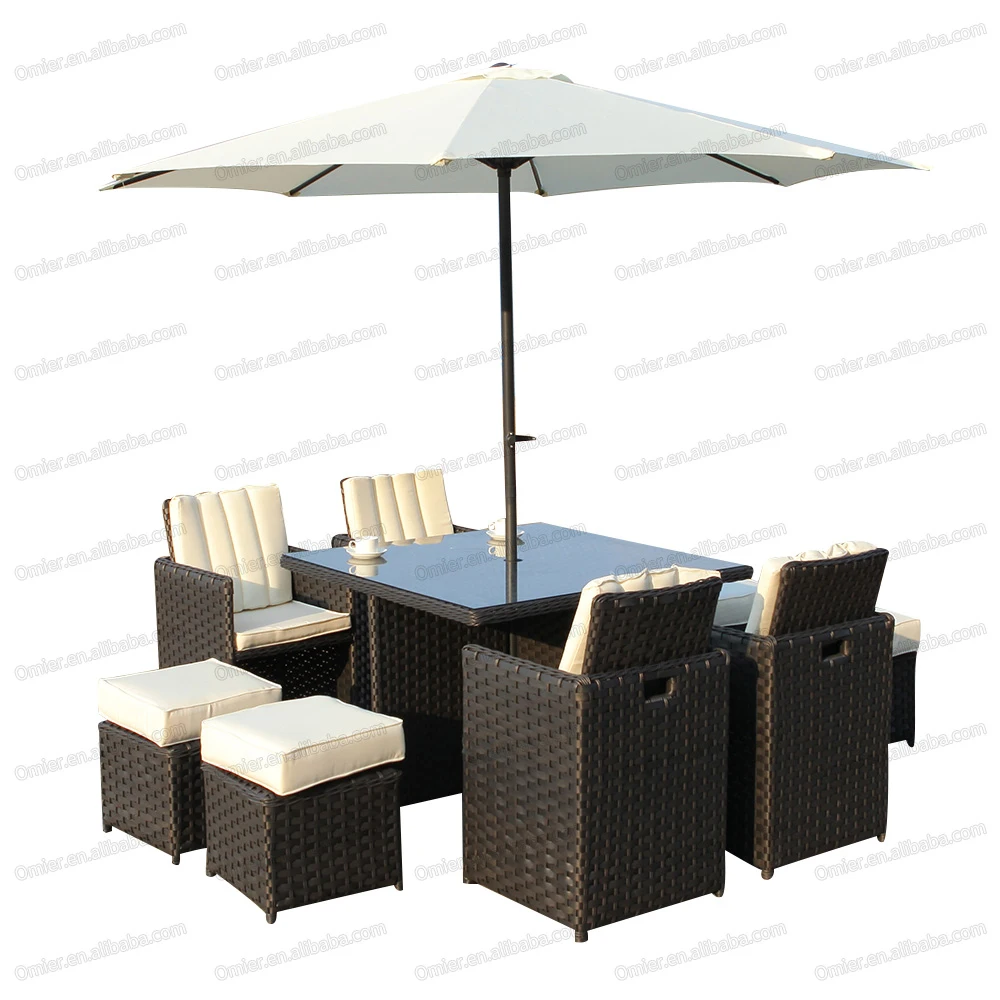 China Manufacturer Direct Sale New Italy Rattan Wicker Outdoor Garden Complete Set of Tables and Sofas Outdoor Furniture Sets