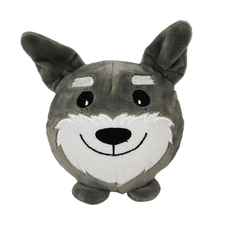 Мяч для снятия стресса с вышитым логотипом мягкий плюшевый мяч эффектом памяти