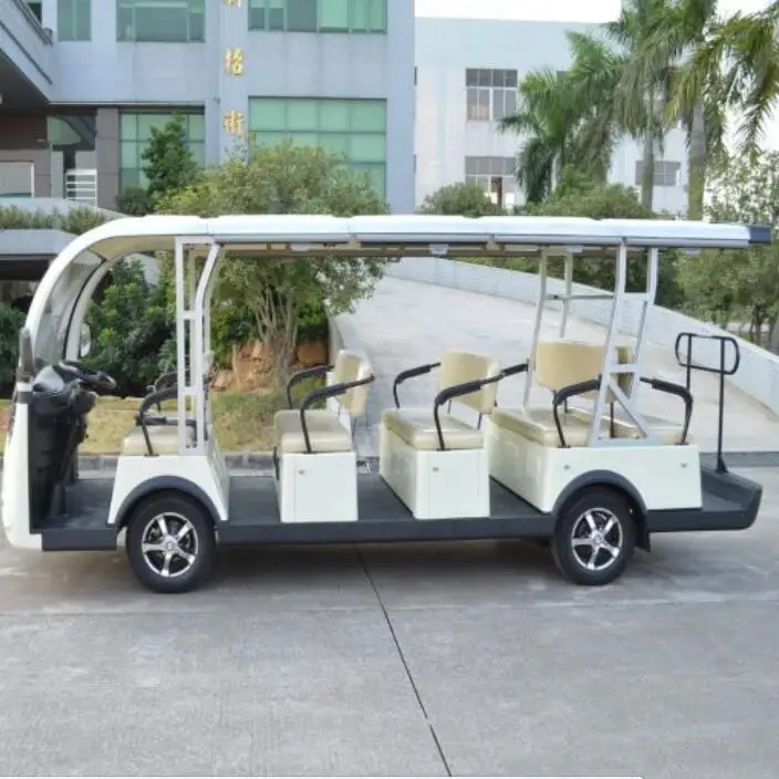 electric sightseeing bus 14seats without door with curtis controller