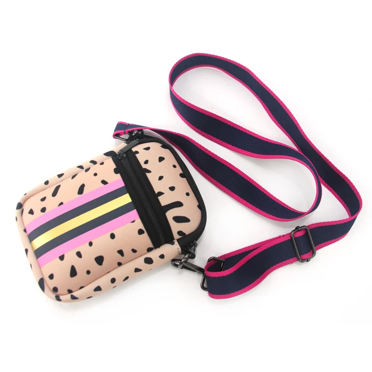 16 Colors Option 2023 Small size Summer Women Neoprene Waterproof Cellphone Bag Crossbody Mobile  Phone bags