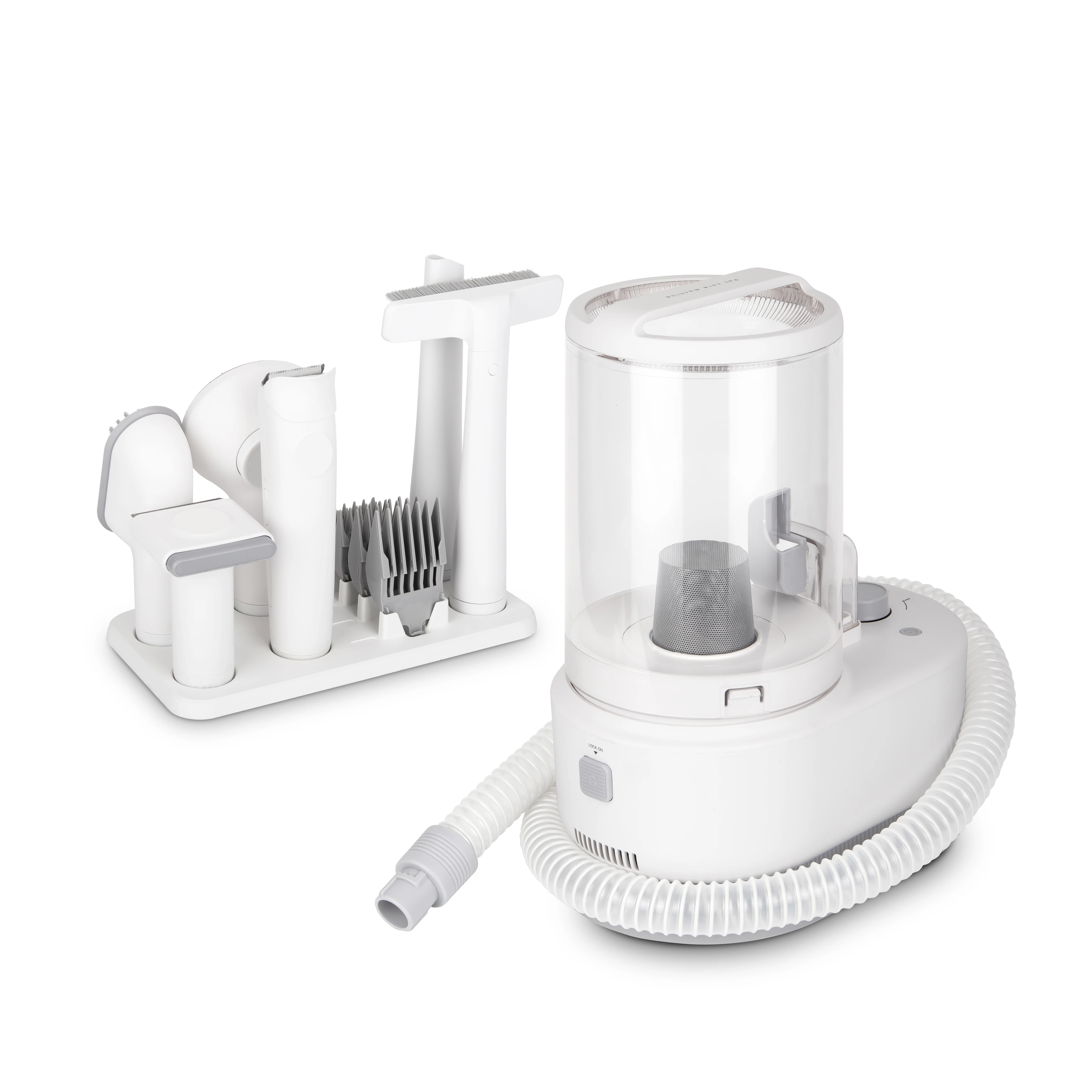 6-In-1 Pet Hair Vacuum Machine Pet Hair Removal Brush Grooming Tool Set Electric Hair Vacuum For Cat Dog Furniture Sofa Bedroom