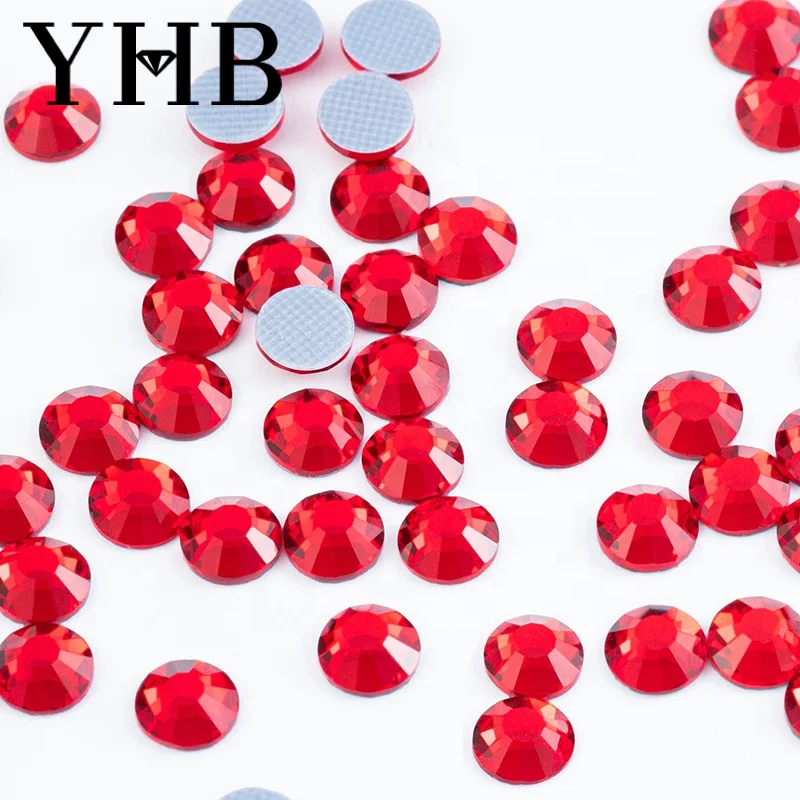  2020 YHB Заводские камни кристально прозрачные стразы горячей фиксации с плоской задней стороной стеклянные из