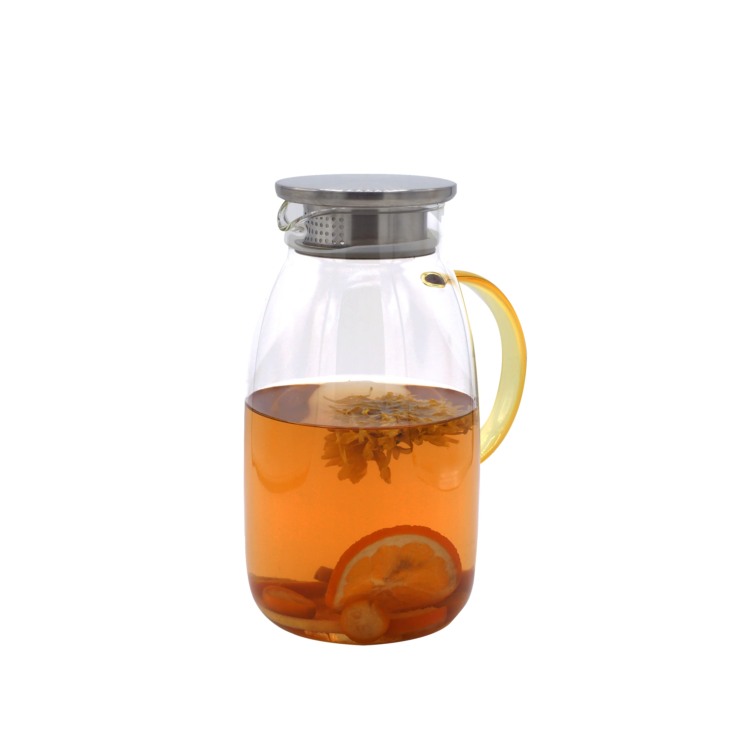 Fruit Infusion pitcher jug coffee Glass Water Bottles Product Customization Home Restaurant Hotel Bar
