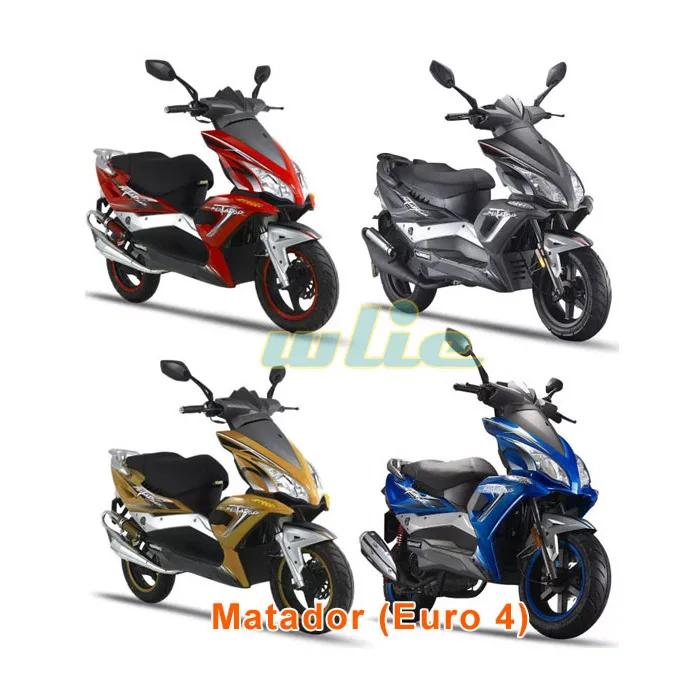 High quality gas scooters 50 cc motorcycle for sale 4stroke 50cc 125cc Matador(Euro 4)