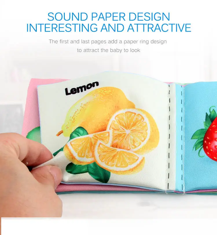 Baby Cloth Book Learning Education Readings Toddler Baby Intelligence Development Infant Babys Toys 0 To 12 Months First Book