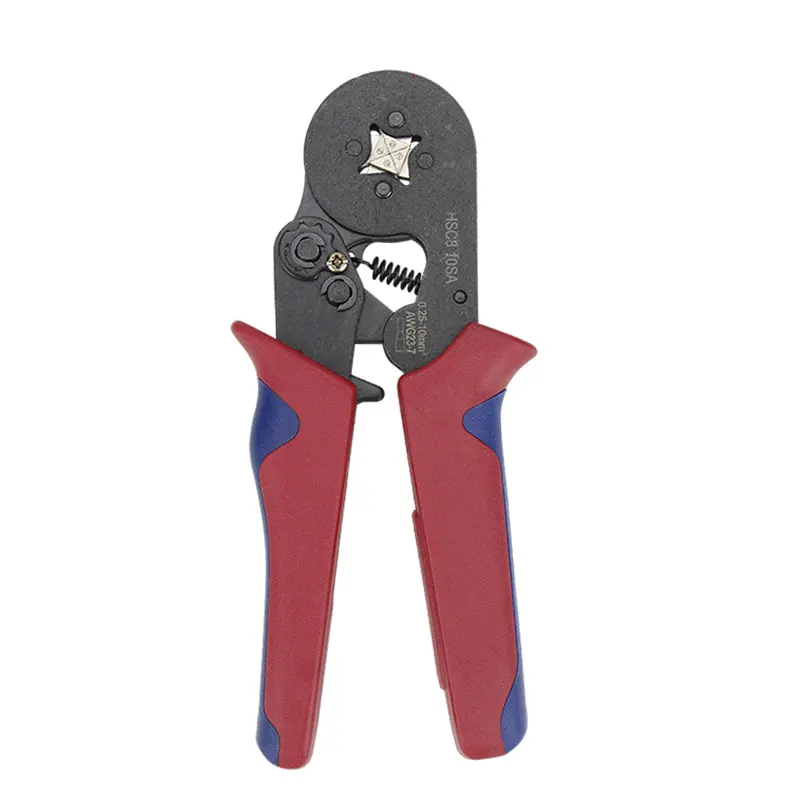 Tubular terminal crimping tools mini electrical pliers HSC8 10SA/6-4 0.25-10mm2 23-7AWG 6-6A 0.25-6mm2 high precision clamp set