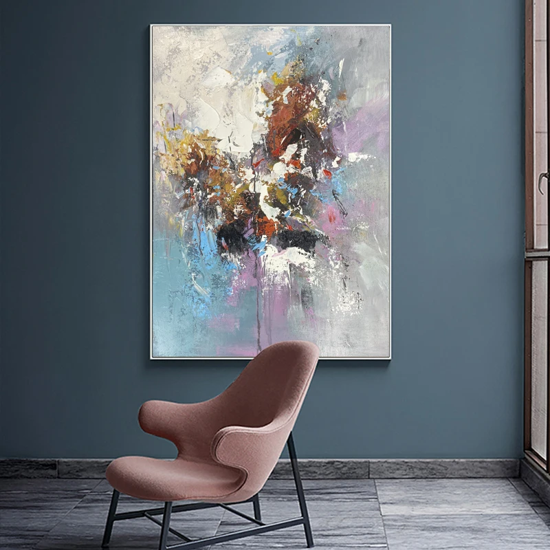 100% Handmade Abstract Wall Painting for Living Room Decor painting wall art home decoration pieces