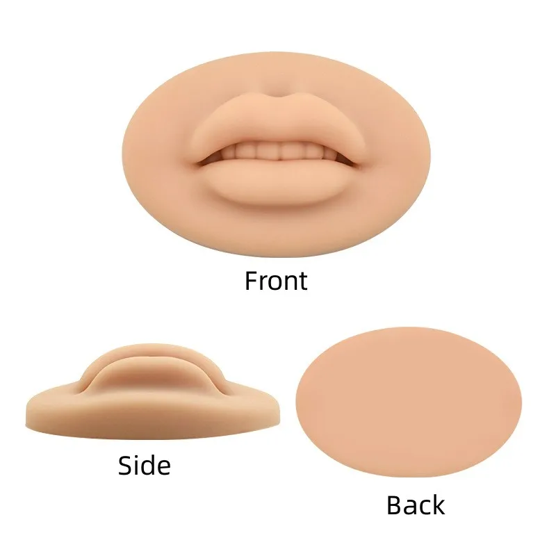 Realistic 3d Lip Open Mouth Practice Silicon Skin Lips Tattoo Practice Skin Artists Human  Microblading  Training Accessories