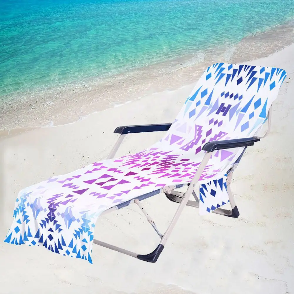 Beautiful Design Personalized Beach Bath Custom Pool Towel Quick Dry Fast Dury Beach Chair Towel