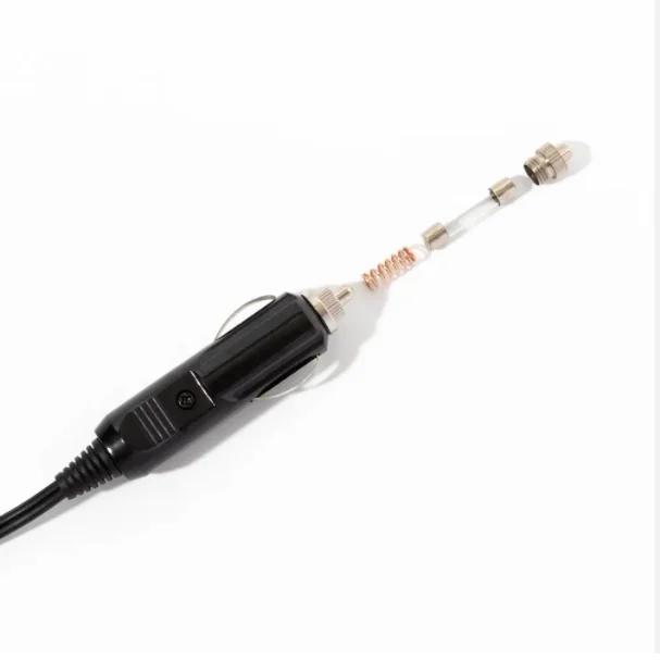 Manufacturers supply 12V car charger power cord cigarette lighter to DC5.5 * 2.1 male connector purifier subwoofer charger