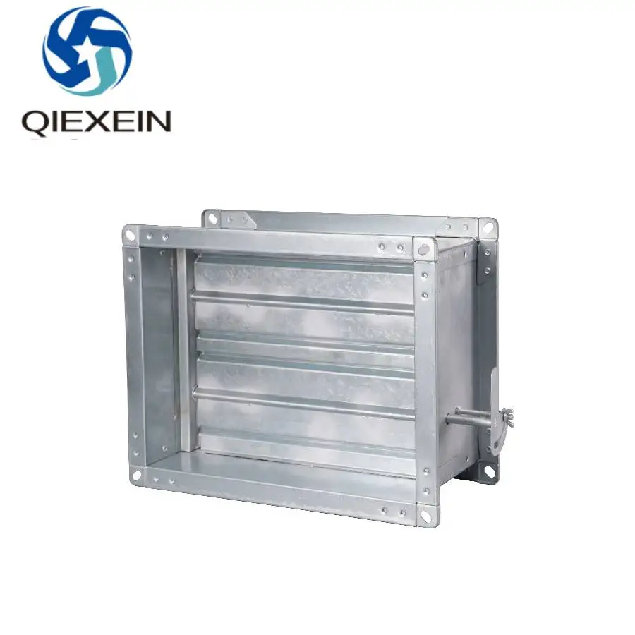 Square Air Duct Controller Electric Mannal Airtight Controller Pipe Air Fow Damper
