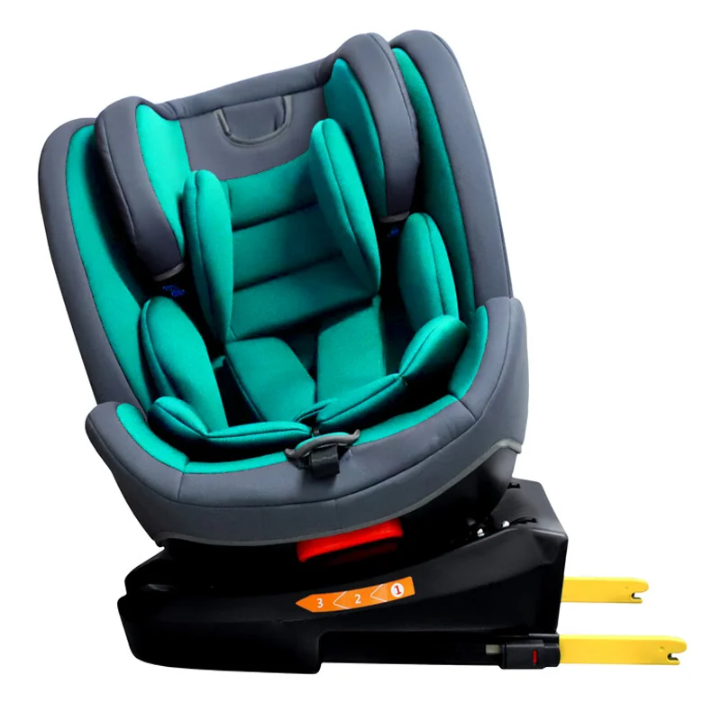 Customized Logo and Brand china OEM design 360 spinning rotational car baby safety seat for kids 0 - 12 years with ISOFIX