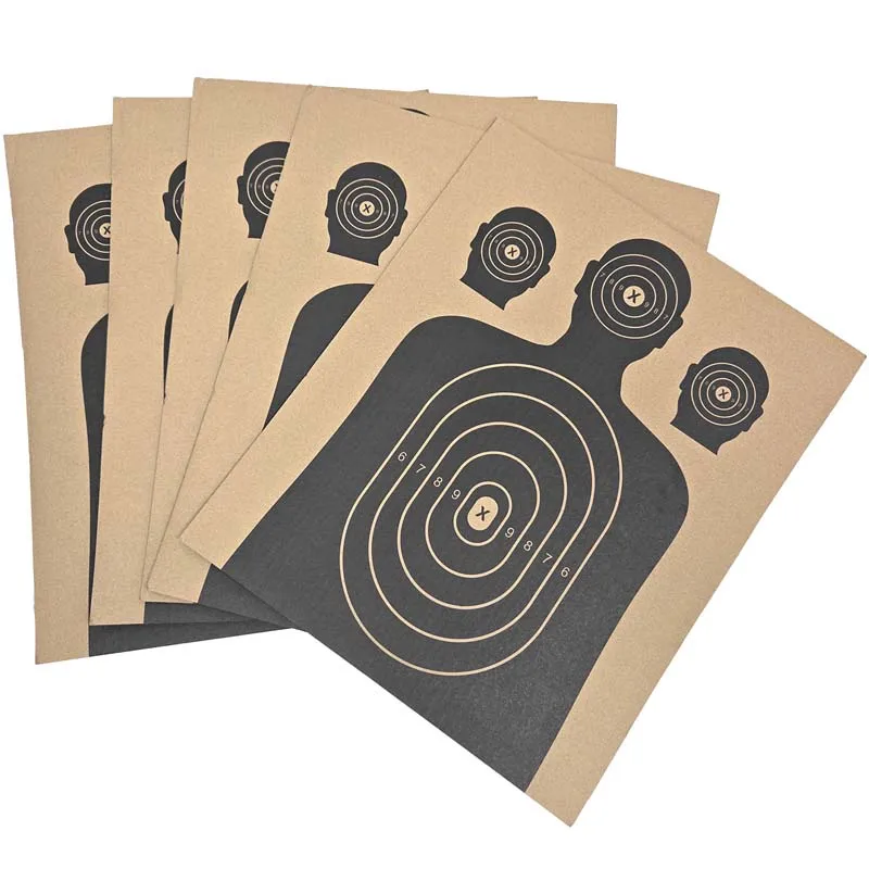 13x16 Inches Cardboard Targets Large Silhouette Targets Range Shooting Paper Target for Practice