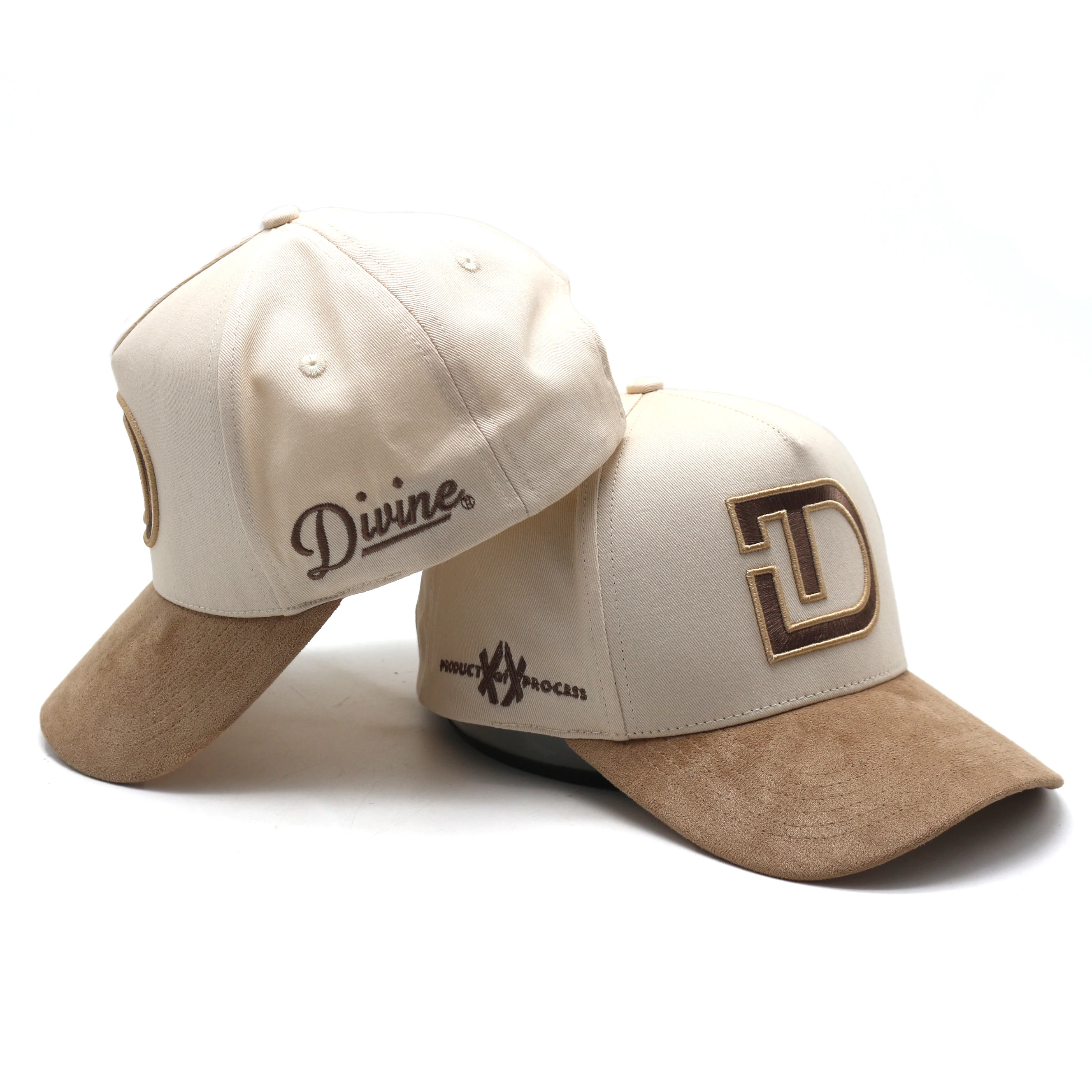 Wholesale high quality custom 5 panel 3D embroidery logo cotton snapback hat