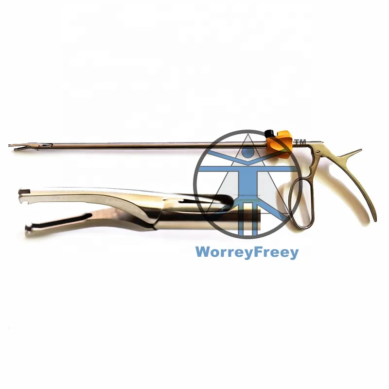 Hem o lok applier, Polymer clip applicator yellow L Hem o lok clips laparoscopic instrument